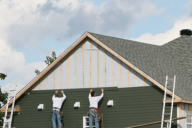 Professional Siding Replacement technician working in Rutherfordton, NC